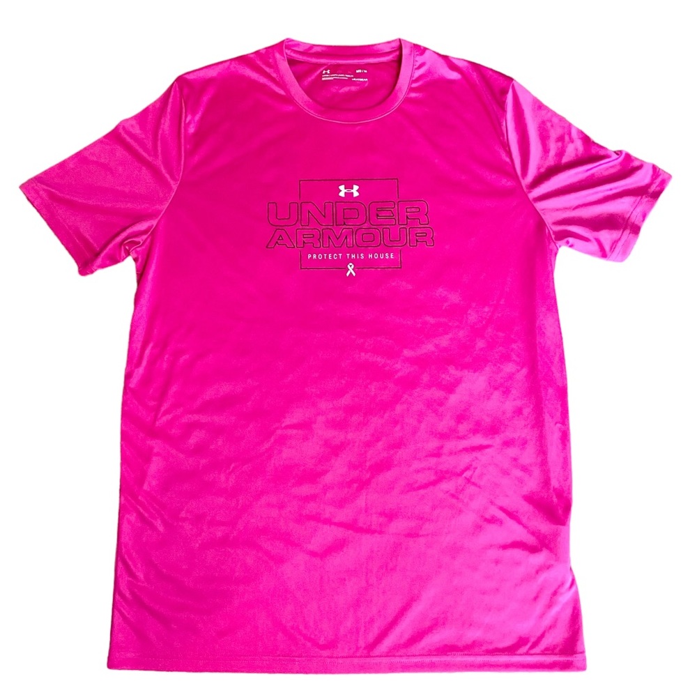 Under Armour Breast Cancer T-Shirt, Size Medium